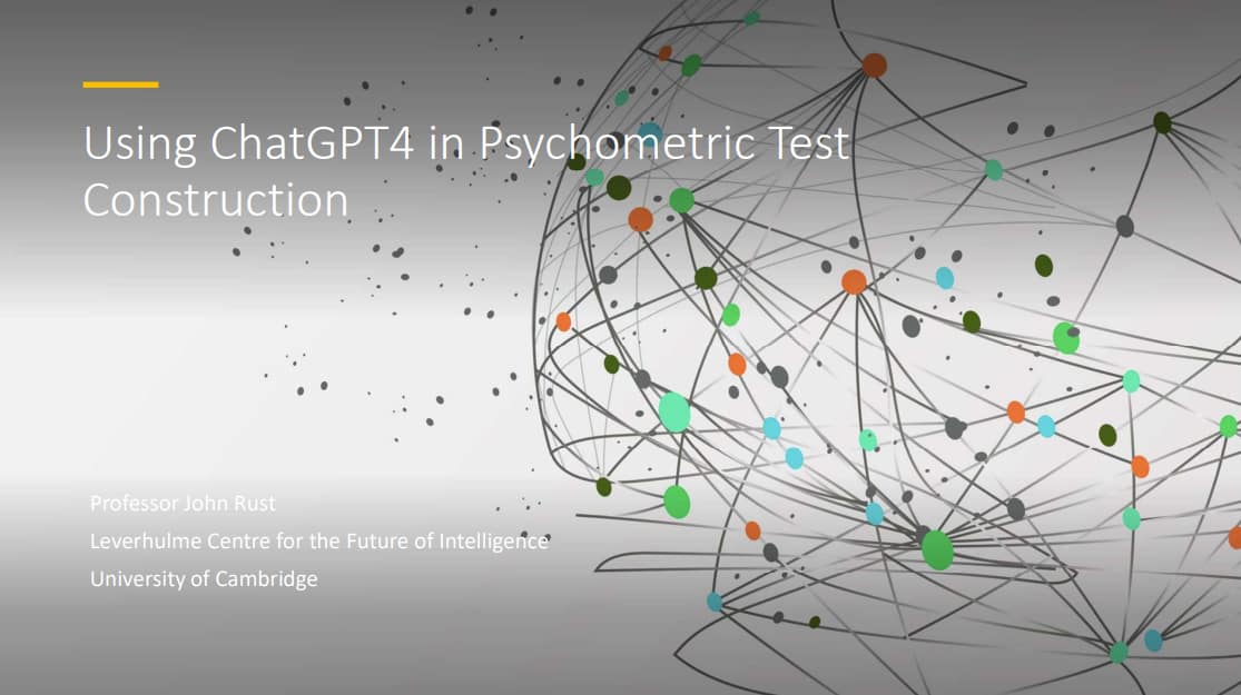 AI in Test Construction