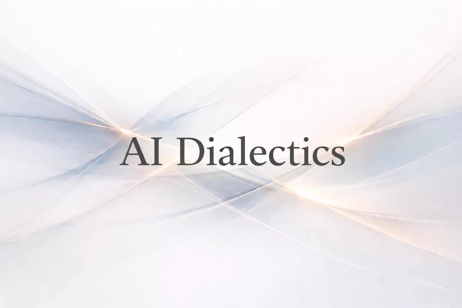 AI dialectics