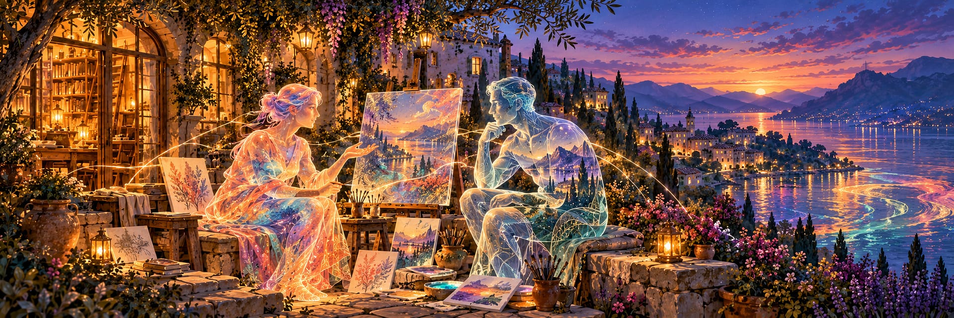 Chromia and Chromos at Twylight