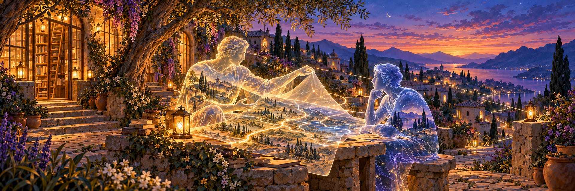 Luminious Agents Unfolding Paths at Twylight